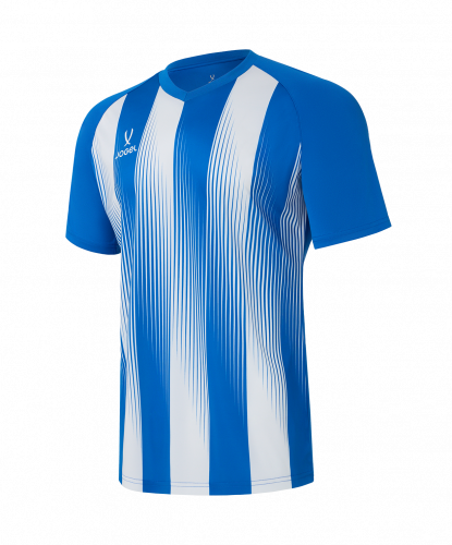 фото Детская футбольная майка Jogel CAMP Striped ЦБ-00007839 сине-белая каталог
