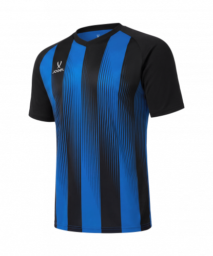 фото Детская футбольная майка Jogel CAMP Striped ЦБ-00007835 сине-черная каталог
