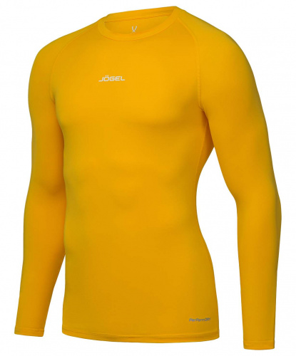 фото Детская компрессионная майка Jogel CAMP Baselayer LS Tee ЦБ-00004011 желтая каталог
