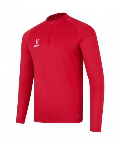 фото Тренировочный свитер Jogel PREMIER Training 1/4 Zip Fleece Top ЦБ-00004855 красный каталог
