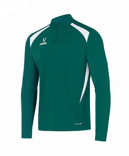 фото Тренировочный свитер Jogel DIVISION Training 1/4 Zip Top ЦБ-00007979 т.зеленый каталог
