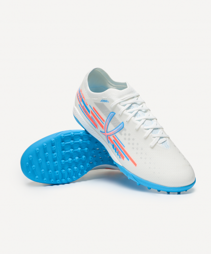 фото Сороконожки Jogel EVOFLY TF PRO white/blue ЦБ-00004195 каталог
