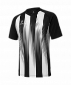 Детская футбольная майка Jogel CAMP Striped ЦБ-00007831 черно-белая