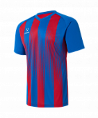 Футбольная майка Jogel CAMP Striped ЦБ-00007836 красно-синяя