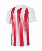 Детская футбольная майка Jogel CAMP Striped ЦБ-00007833 красно-белая
